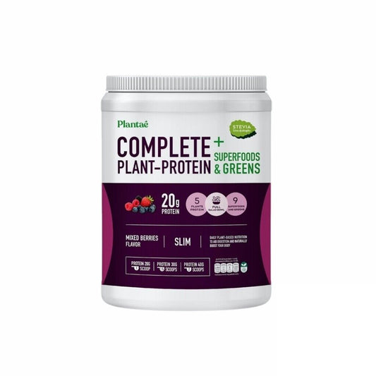 Plantae Plant Protein Powder Drink Mixed Berries Flavor Beverage smoothies 800g.