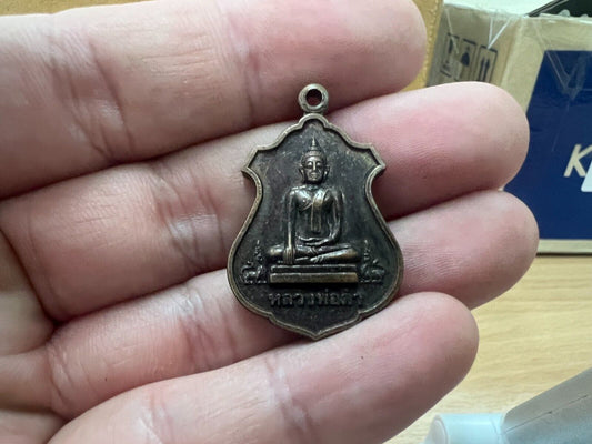 Wat Lad Singh Souvenir Treasure Suphan Buri Buddha LP Dam Monk Religion Fetish