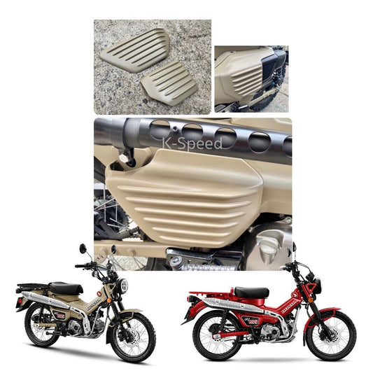 Brown Fairing Side Pocket Cover Custom For Honda CT125 Hunter Cub 2022 - 2023