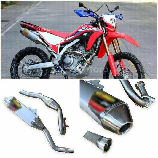 P5 EXHAUST For HONDA CRF300L Rally 2020 2021 FULL SYSTEM STAINLESS Steel 3.5kg