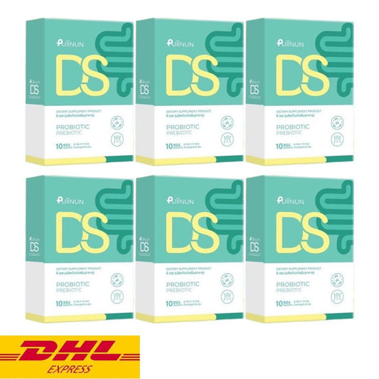 6x Puiinun DS Probiotic Prebiotic Instant Powder Fiber Help Excretion Healthy