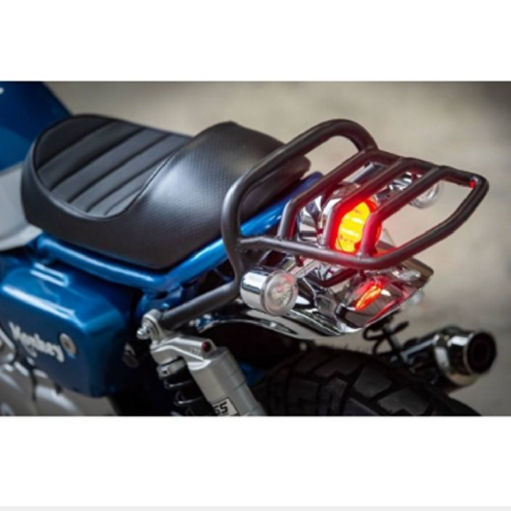 HONDA MONKEY 125 Black Rear Luggage Carry Rack Decorated Gadgets Accessories New