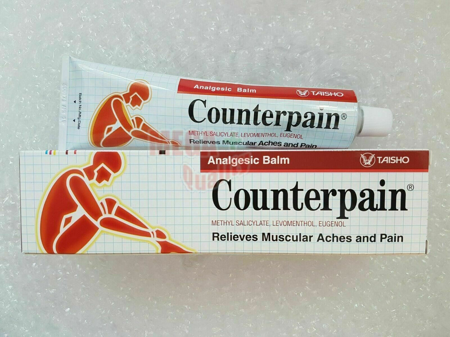 4 x 120g. Counterpain Muscular Pain Tension Relief Heat Warm Analgesic Balm HEAT