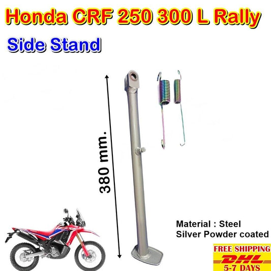 S22 Stand Side Kickstand For Honda Crf 250 300 L Rally Kick Foot Steel Long 38cm