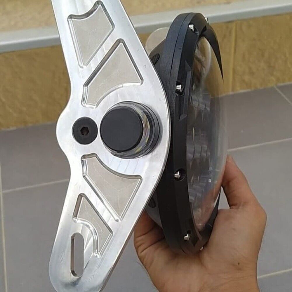 LED Headlight Light Front Fit For Honda MSX125 MSX SF Grom CNC Aluminum Round