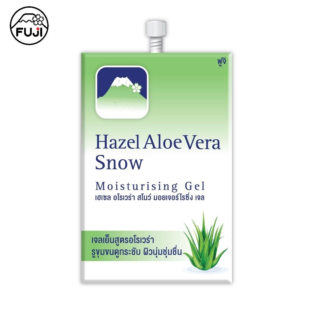 6x Fuji Hazel Aloe Vera Snow Moisturising Gel Pore Tightening Soothing Skin 8 g