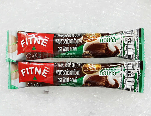2 x 15g. FITNE DIET INSTANT COFFEE WHITE KIDNEY BEAN WEIGHT LOSS LOW SUGAR SLIM
