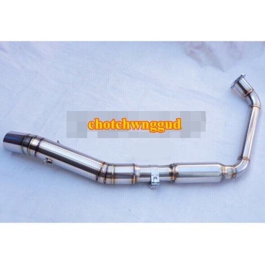Pipe Neck Yamaha XSR155 Exhaust Muffler Stainless steel Neck Wear 2 inch Silver