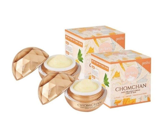 2x 15g. Chomchan Skin Care Cream Moisturize Smooth Tighten pores Skin Radiant