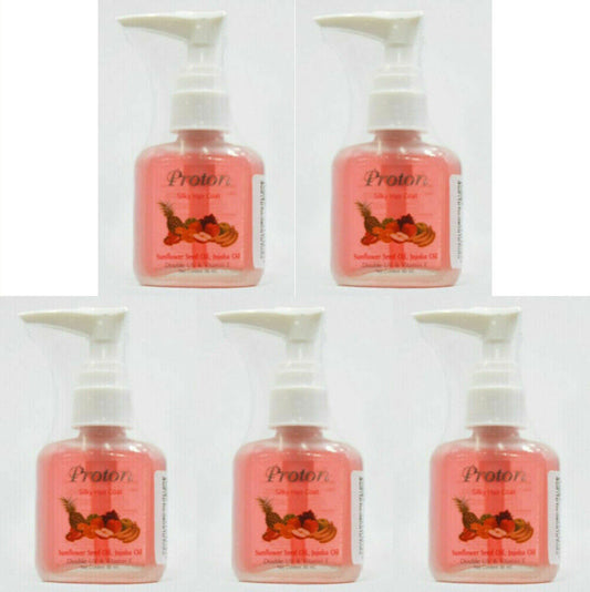 5 x Proton silky Hair Coat Mixed fruit Daily care Double UV Vitamin E 85ml