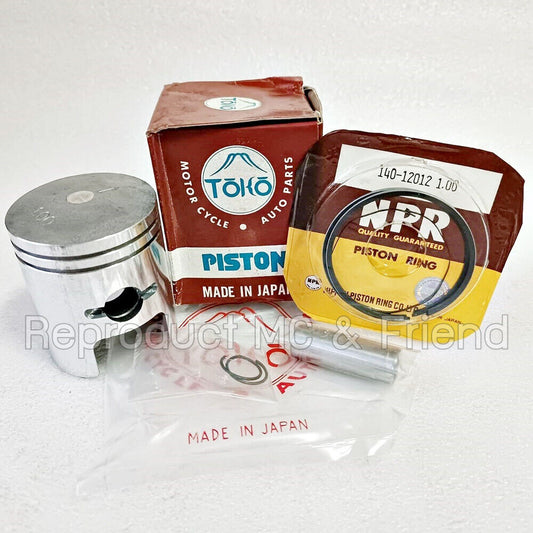 Piston Kit + Wrist Pin OS 1.00 (Diameter 51.00mm) For Suzuki A100 AS100 AC100