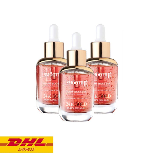 3x Smooth E Gold 24k Glow Booster Serum Anti-Aging Supreme Reduce Wrinkles 30 ml