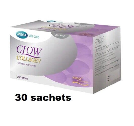 Mega We Care Glow Collagen Reduce Wrinkles dark spots Skin Clear whitening