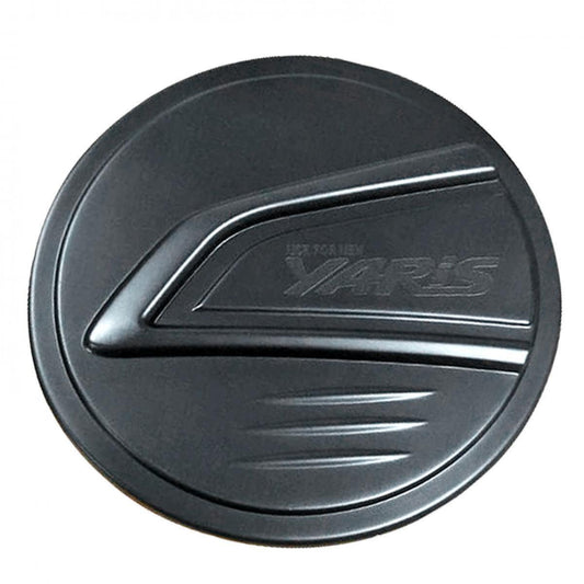 Black Exterior Fuel Tank Gas Cap Cover For 2017-20 Toyota Yaris XP150 Hatchback
