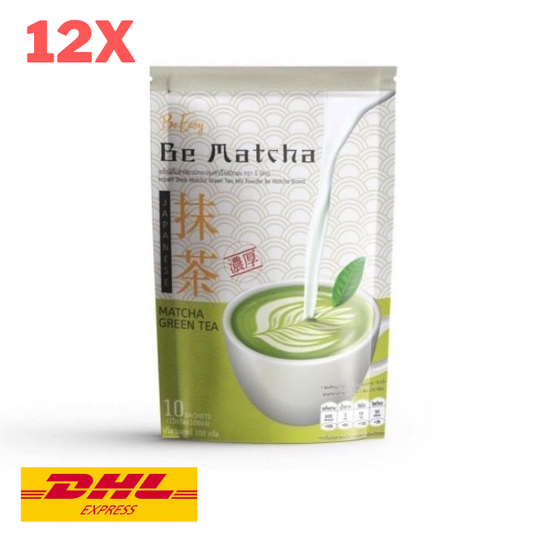 12x Be Easy Be Matcha Green Tea Powder High Fiber Detox Weight Control Excretory