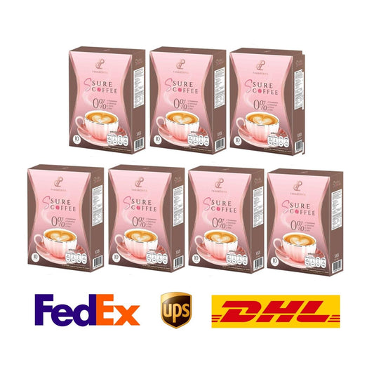 7x Pananchita S sure Coffee beautiful body, clear skin 0% sugar slim, healthy