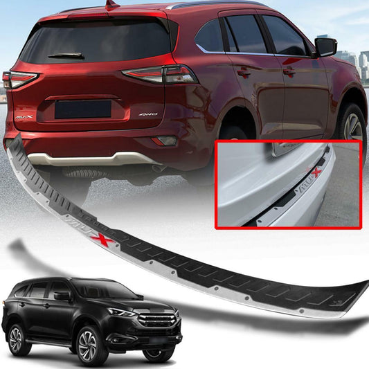 Rear Bumper Step Plate Black Silver Sport For All New Isuzu MU-X 2021-2022 LS