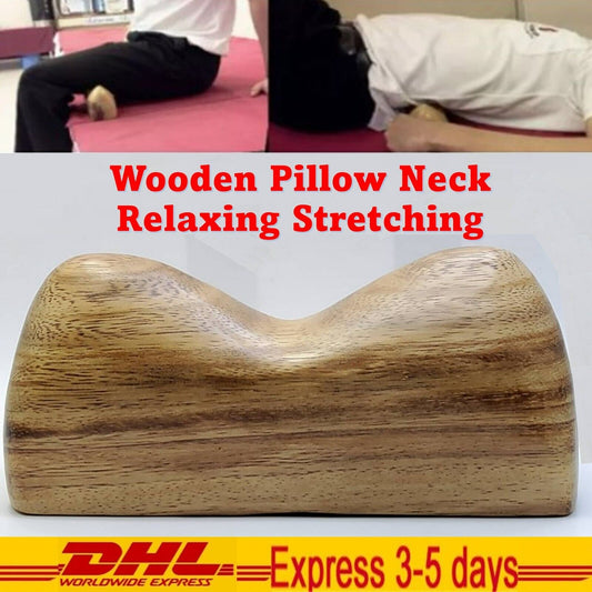 Wooden Pillow Massager Tool Reflexology Body Acupressure Handmade Thai Vintage