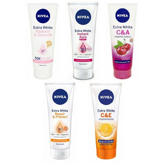 180ml NIVEA Extra White Serum SPF 50 PA+++ Moisturizers Body Lotion Skin Care