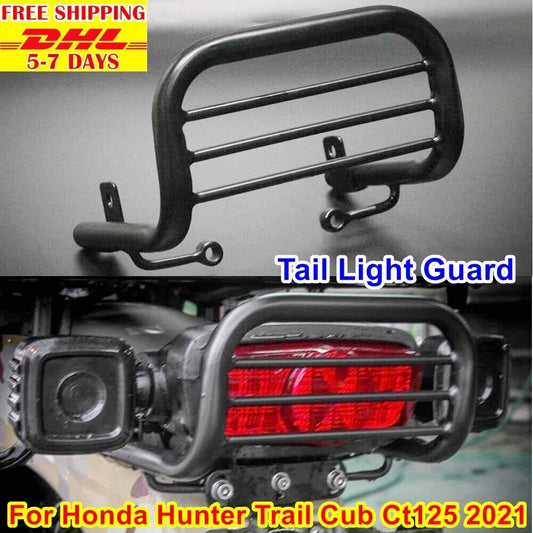 V2 Tail Light Guard For Ct125 Honda Hunter Cub 2021 125 Trail Front Rack Black