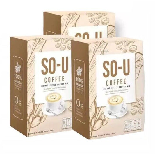 3x SO U Coffee Accelerates Metabolism Helps Excretion Weight Loss Burn Halal