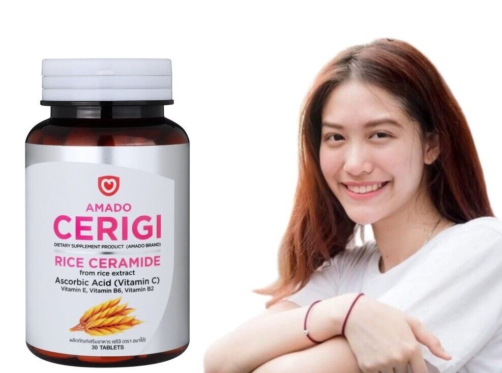 3xAmado Cerigi Collagen Rice Ceramide Extract skin renew radiant Soft moisturize