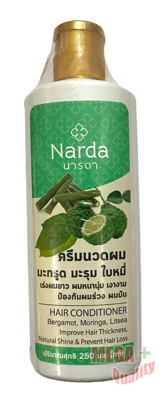 250ml. Narda Conditioner Bergamot Moringa Litsea Prevent Hair Loss Oily Scalp