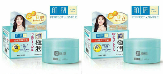 2 x Hada Labo Hydrating Women Gel SPF 50 12g UV Perfect Make-up Base 12 g. oz)