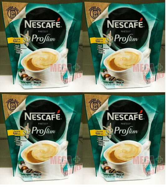4 x Nestle Nescafe Protect Proslim Slimming Instant Coffee Lose Weight 17 Stick