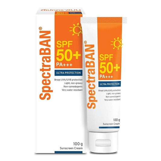 Spectraban Sunscreen Cream SPF50+ PA+++ Water Resistant Ultra Protect 100 g