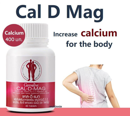 Calcium CAL-D-MAG 400mg. supplements, Health for bones, teeth, knees, joints