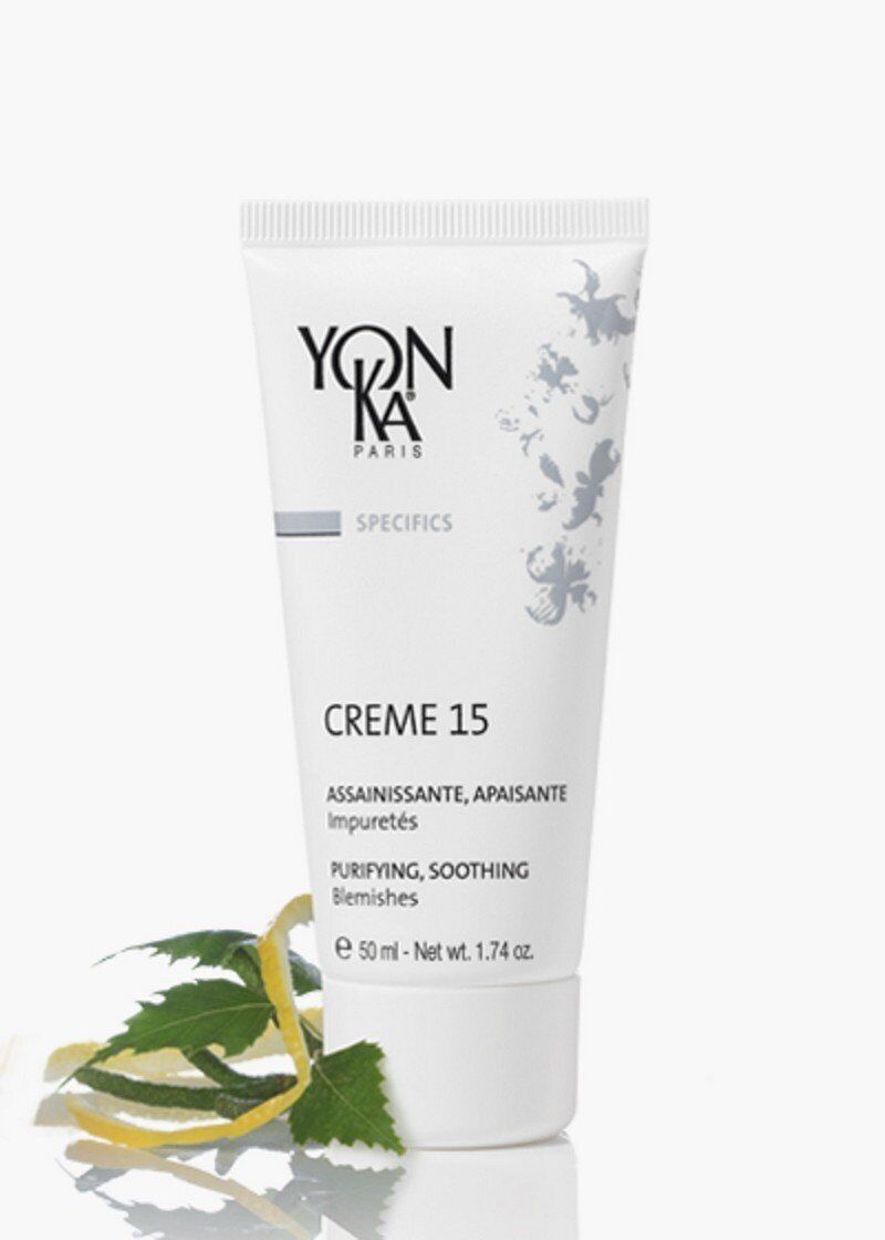 YONKA Creme 15 Purifying And Soothing Treatment Cream 50ml #ibea