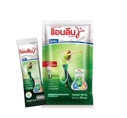 Anlene Milk powder Plain flavor nourish bones calcium collagen 16 sachets