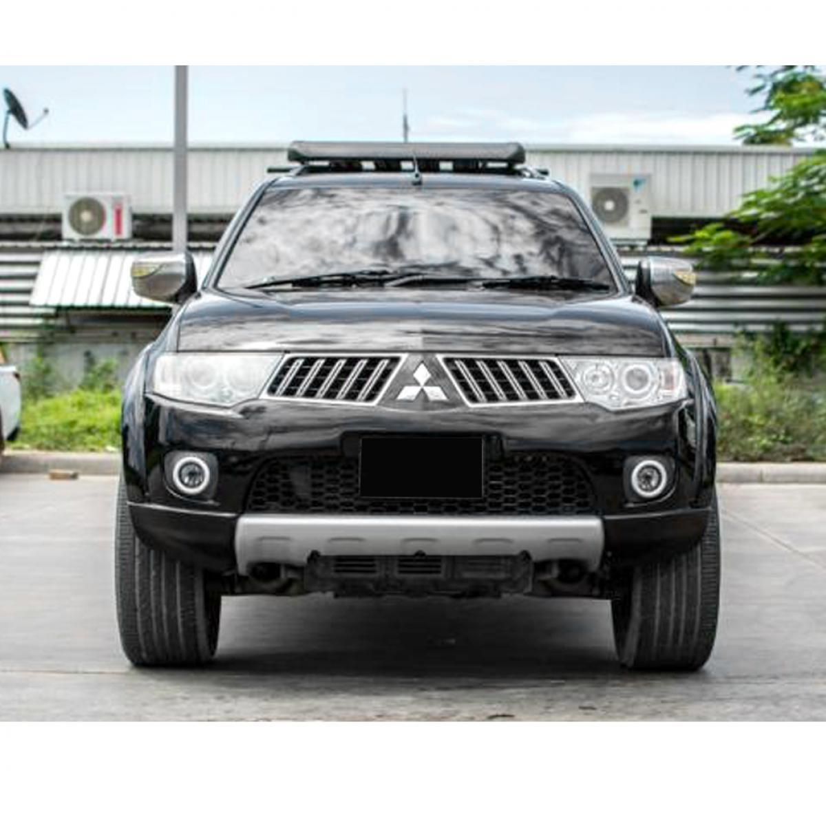 For Mitsubishi Pajero Sport 09-14 Side Door Mirror Black LR Set 7 Electric Wires