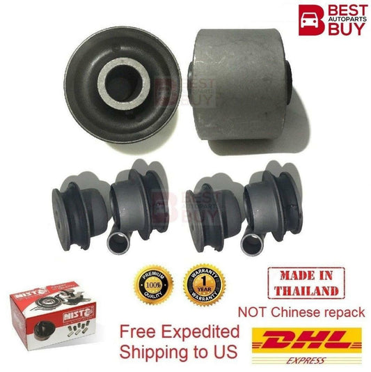 6 Pc Front Lower Control Arm Bush For 2001-2006 Lexus Ls430 Sedan Toyota Celsior
