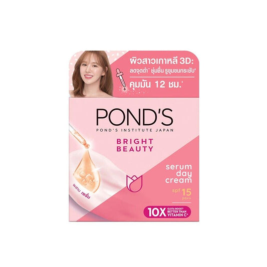 Pond's Bright Beauty Serum Day Cream SPF15 PA++ Oil Control Facial Skin Care 45g