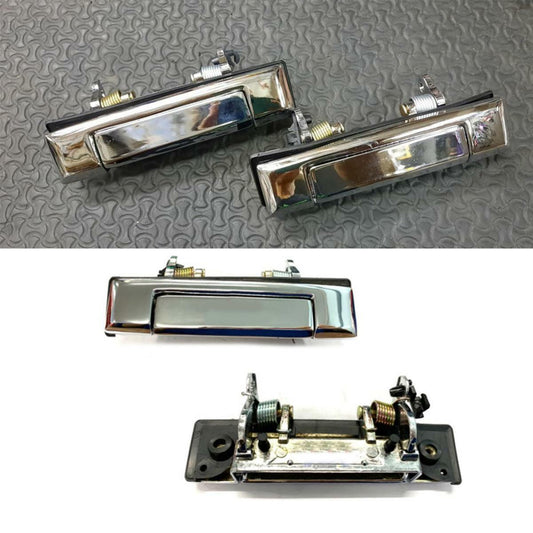 x2 Chrome Door Handle For Toyota Hilux Pickup LN50 LN56 Corolla KE70 TE71 84-88