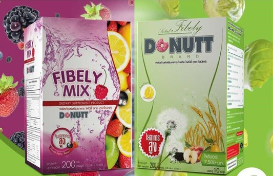 Donutt Total Fibely & Mixed Mixed Berry High Fiber Excretion detox 20 sachets