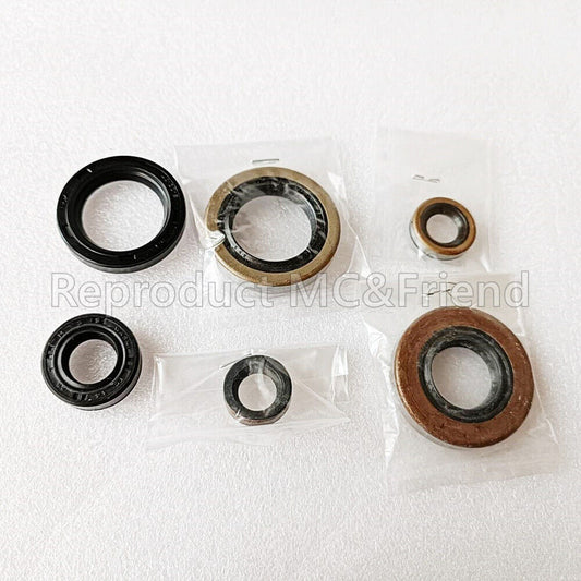Set 6 pcs. Oil Seal Kit : For Kawasaki KE100 KH100 KH110