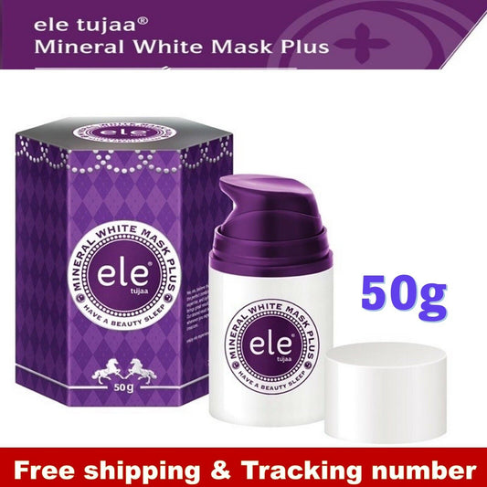 ELE Mineral White Mask Plus Bright Skin Sleep Mask Moisturizing 50g
