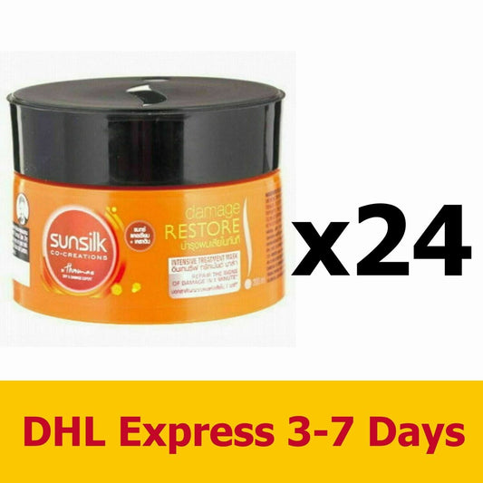 24x200ml Sunsilk Damage Restore Co-Creations Hair Treatment Mask No Rinse Beauty