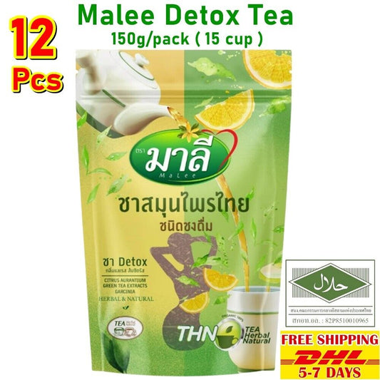 C58 Tea Detox Herbal Malee Weight Instant Cleanse Control Organic Management X12