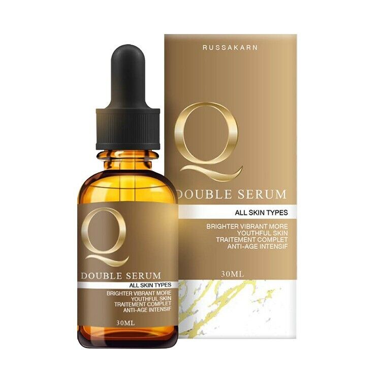 10x Q Double Serum Younger Skin Anti-Aging Brightening Reduce Dark Spot 30 ml