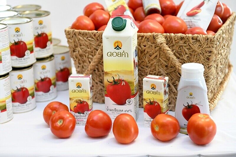 3x Doi Kham 99% Tomato juice Low Sodium High Lycopene Vitamin A,C Boost immunity