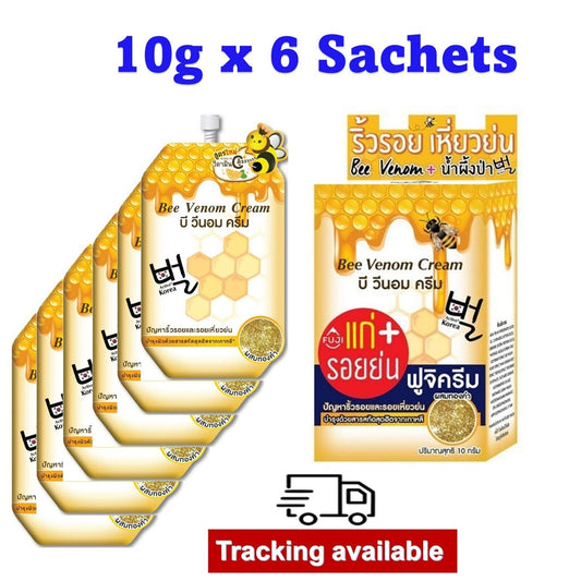 6x10g Fuji Bee Venom Cream Facial Skin Care Youthful Radiance Reduce Wrinkles