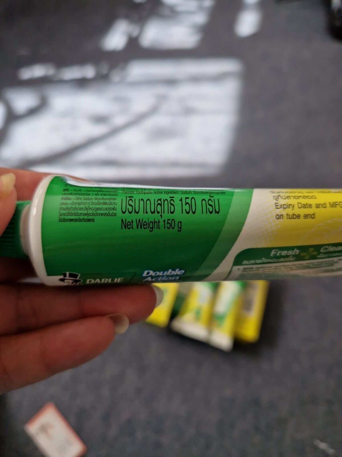 150 g x 4 Darlie Double Action Toothpaste Two Mint Powers