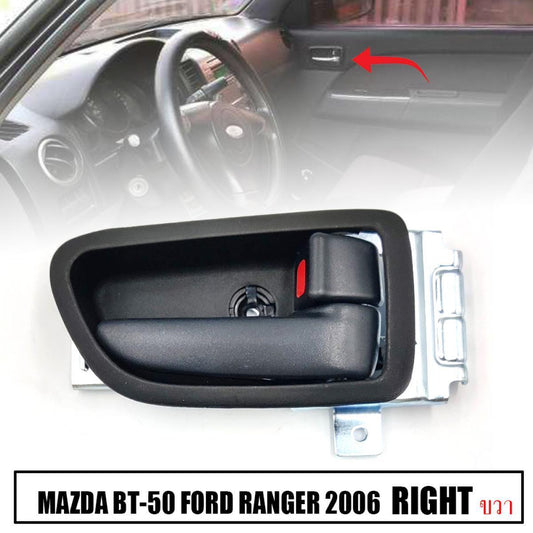 RIGHT Inner Door Handle Black For Mazda BT-50 Ford Ranger Pickup 2006-2011