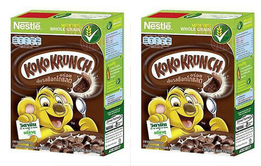 2x330g Nestle KoKo Krunch Breakfast Cereals Chocolate Flavor Thailand Best