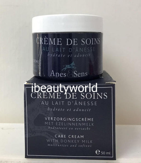 Asinerie Anes Sens Creme De Soins Care Cream with Donkey Milk 50ml #ibea