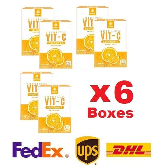6x Mana Vit-C Plus Vitamin E Instant Powder Drink antioxidant slow down aging
